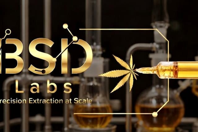 Waseca MN cannabis extraction facility — BSD Labs brand booth