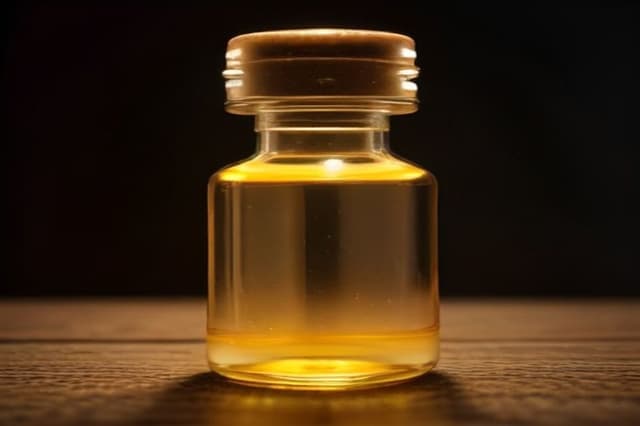 Waseca MN cannabis extraction facility — Cannabis distillate oil sample