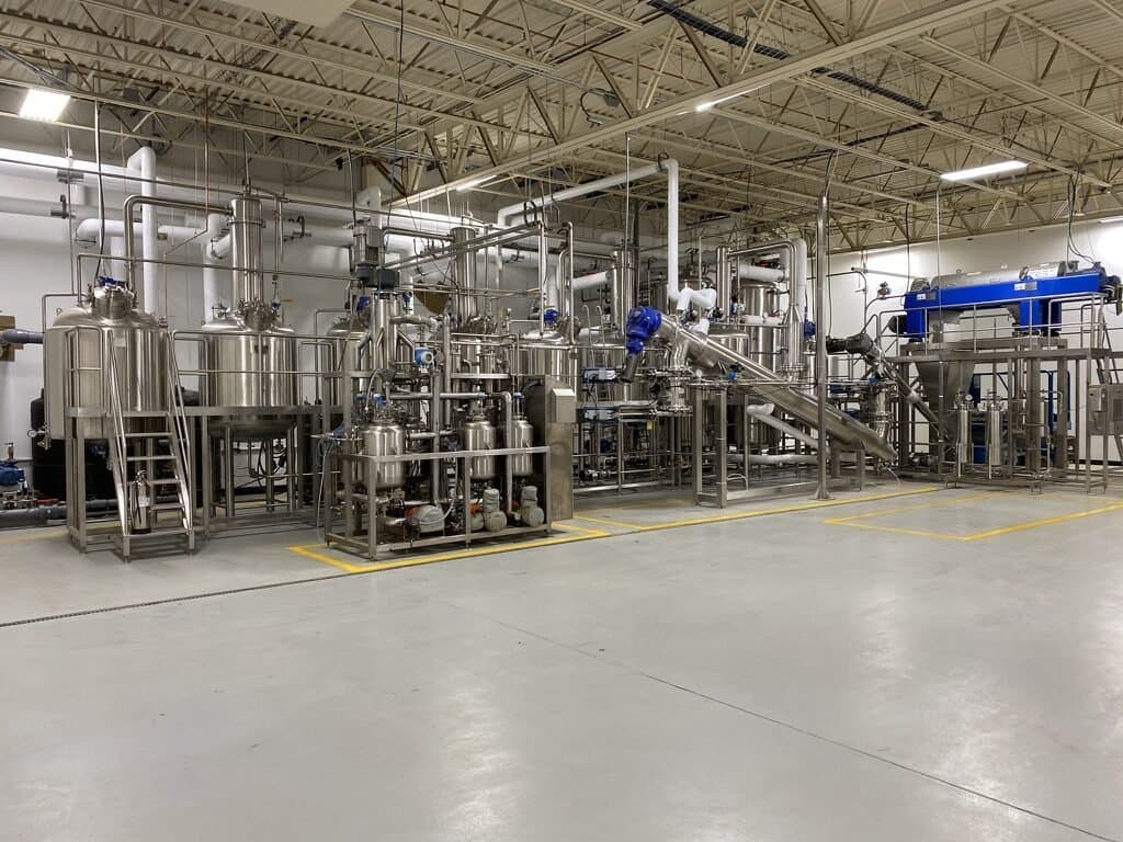 Waseca MN cannabis extraction facility — BSD Labs extraction and filter press equipment